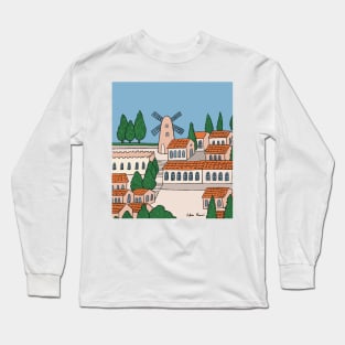 The Windmill of Jerusalem Long Sleeve T-Shirt